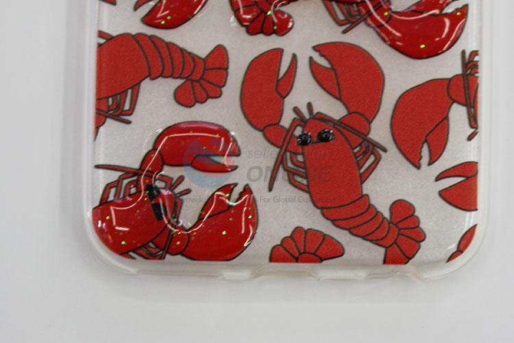 Good Quality Lobster Pattern Silicone Mobile Phone Shell for iphone