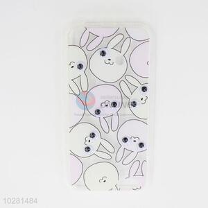 Factory Supply Cartoon Cute Rabbits Pattern Silicone Mobile Phone Shell for iphone