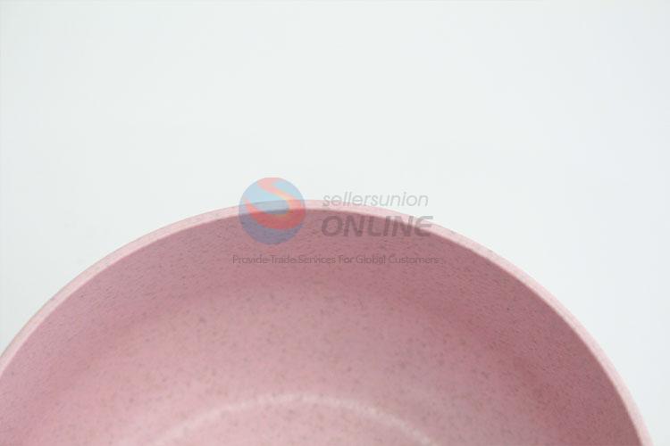 Pure color simple round children bowl