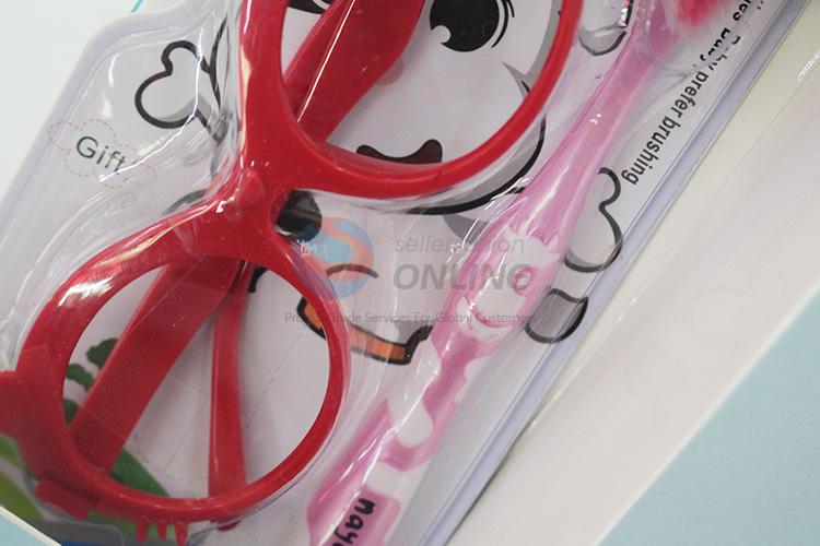 Popular design promotional cheap  soft children toothbrush