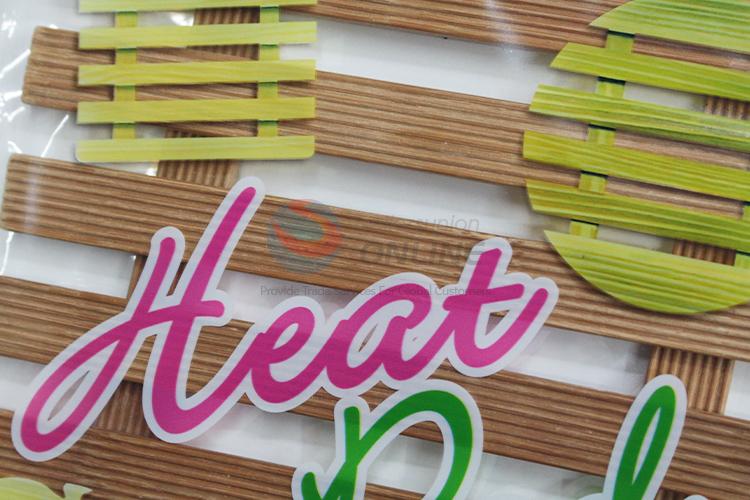 China wholesale promotional square insulation heat tool bamboo heat pad