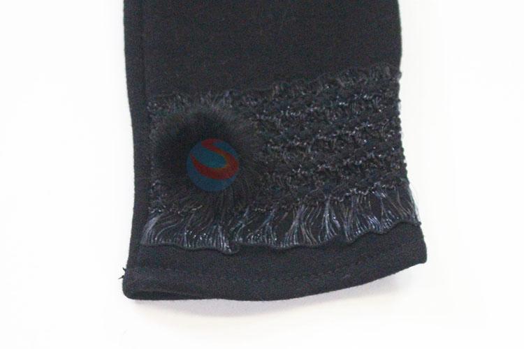 Newly low price beautiful black women glove