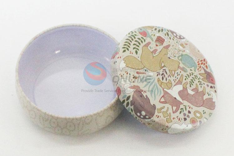 Fashion Design Household  Bowl Shape Storage Box Storage Tin Cans