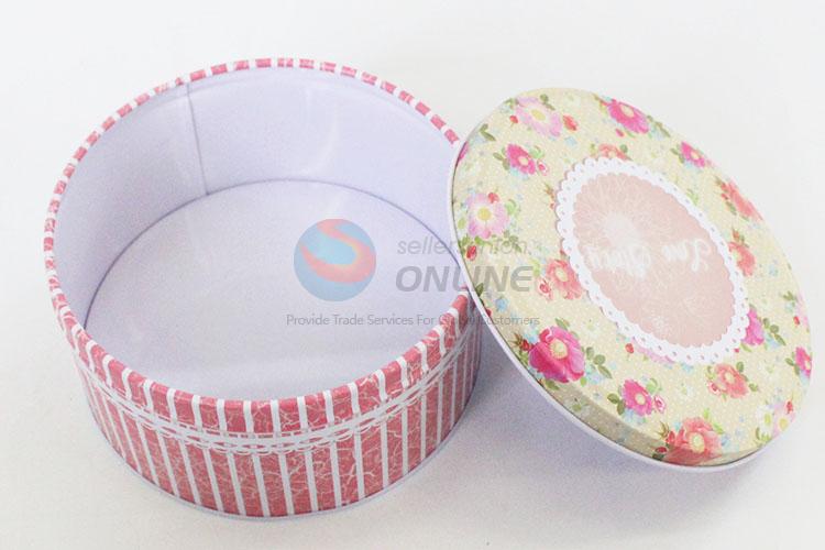 High Quality  Bowl Shape Storage Box Tin Can Seal Container Box