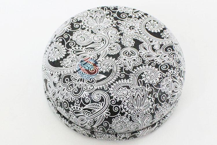 Portable Bowl Shape Storage Box Colorful Tin Storage Can