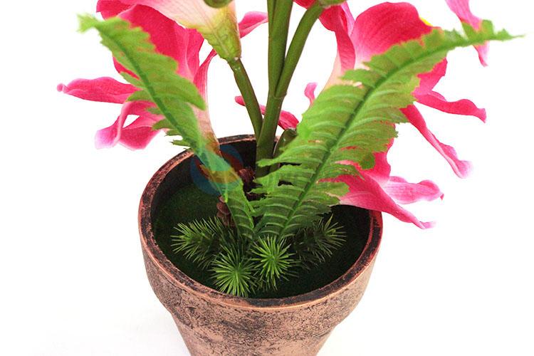 Popular Colorful Artificial Flower Bonsai Decorative Fake Plant