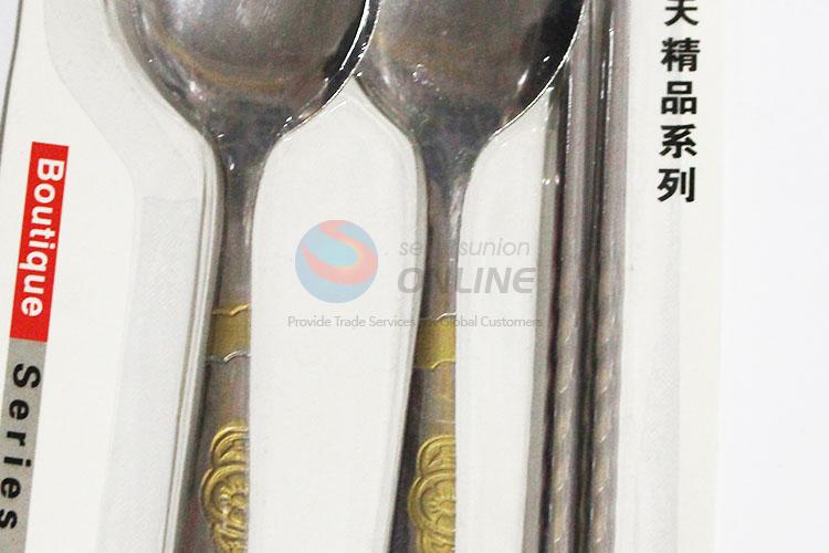 Popular Wholesale 2 Spoons with Chopsticks Cutlery