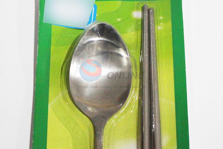 Wholesale Alloy Spoon and Chopsticks for Home Use