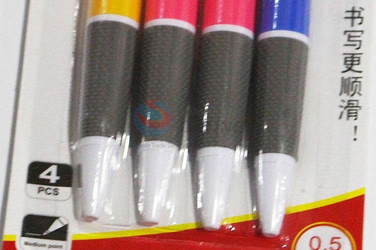 Wholesale Plastic 4 Ball-point Pens for Promotion