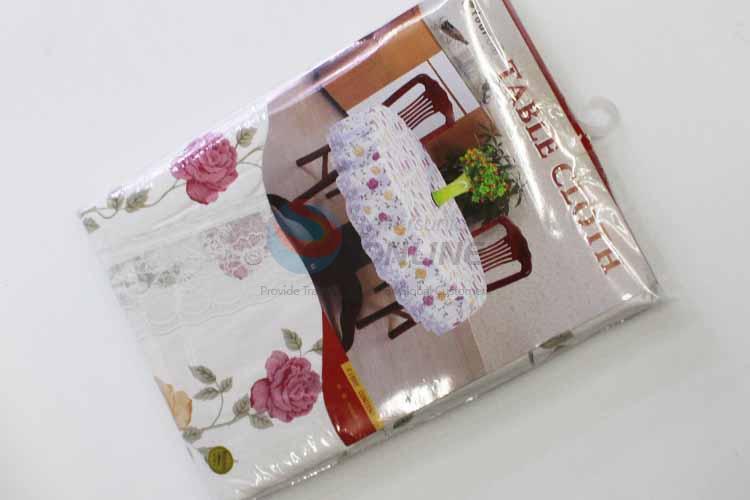 Flower Pattern Table Cloth for Banquet/Party/Outdoor