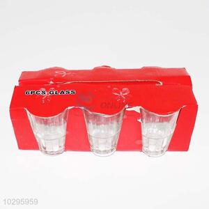 Normal low price 6pcs glass cup set