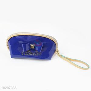 Vintage Style Dark Blue Small Travel Bag Multi Functional Women Cosmetic Bags