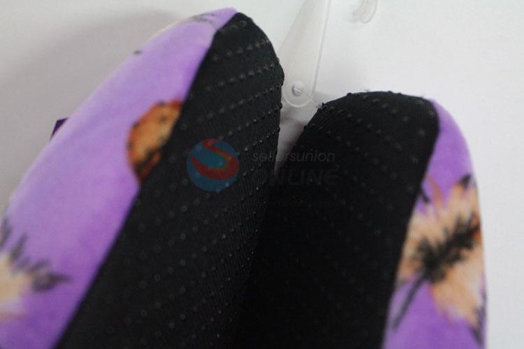 Eco-Friendly feather printed indoor ground sandals