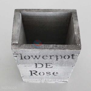 China manufacturer top quality wooden flowerpot