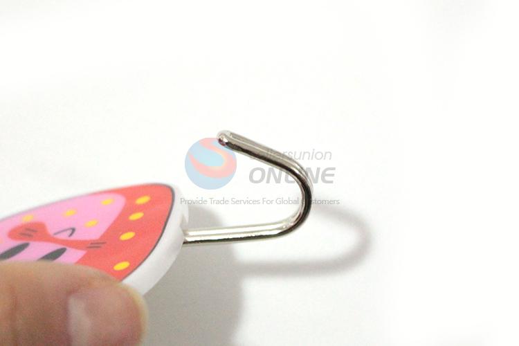 Factory Sales Strawberry Shape Plstic Sticky Hooks