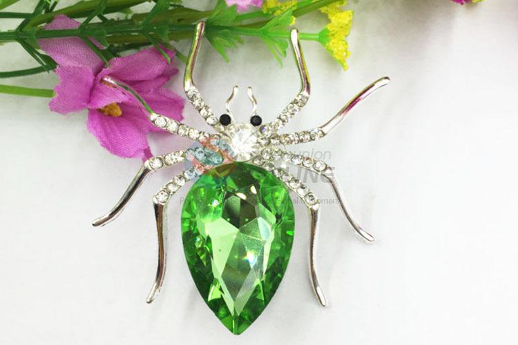 Spider Shaped Rhinestone Brooch for Wedding Invitations