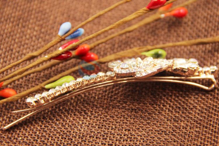 Latest Design Hairpins for Ladies, Rhinestone Hair Barrettes