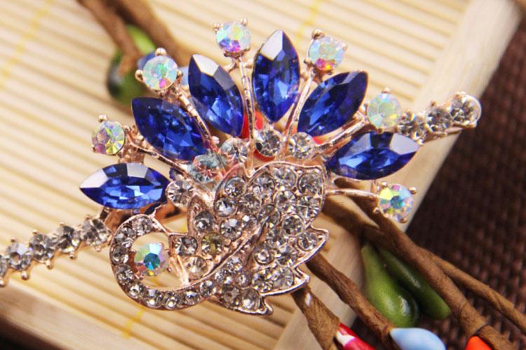 Latest Design Hairpins for Ladies, Rhinestone Hair Barrettes