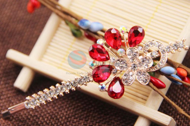 Fashion Style Hair Accessories Rhinestone Hair Clips Hairpin