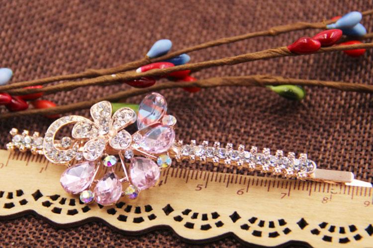 Fashion Style Hair Accessories Rhinestone Hair Clips Hairpin