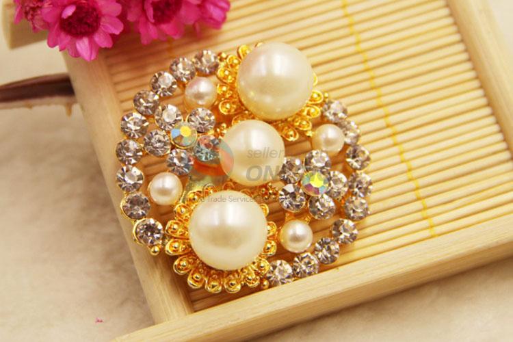 Rhinestone Pave Wedding Brooches Breastpin with Low Price