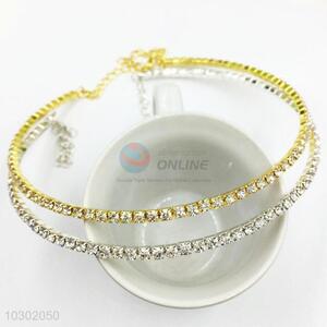 Full Paved Rhinestone Choker Collar Necklace for Girls