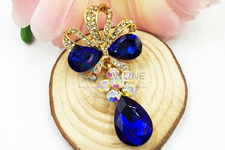 Fashion Style Brooch Jewelry, Rhinestone Breastpin