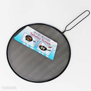 Splatter Screen with Handle, Mesh Frying Pan Splatter Guard Screen