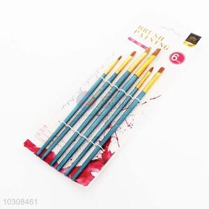 Low price factory promotional oil paintbrush 6pcs