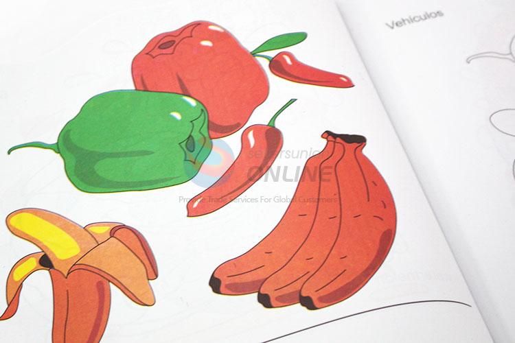 Cartoon Design Kids Education Color Drawing Book