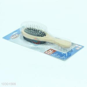 Reasonable price pet comb with wooden handle