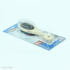 Professional factory pet comb with wooden handle
