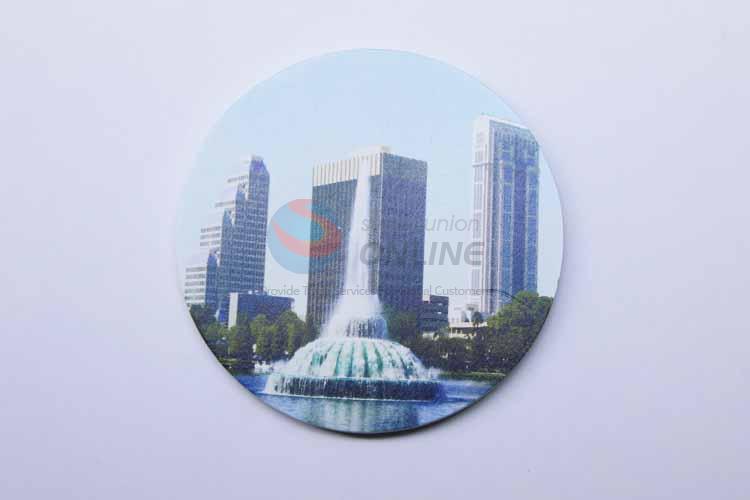 Fountain Pattern Round Cup Mat/Cup Coaster