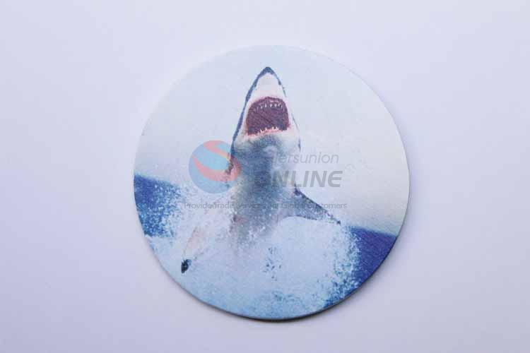 Shark Pattern Round Cup Mat/Cup Coaster