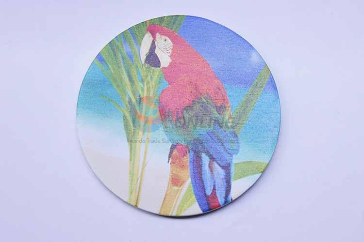 Parrot Pattern Round Cup Mat/Cup Coaster