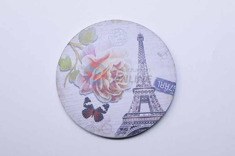 Rose Pattern Round Cup Mat/Cup Coaster