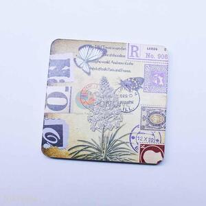 Butterfly Pattern Square Cup Mat/Cup Coaster