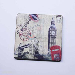 Big Ben Pattern Square Cup Mat/Cup Coaster