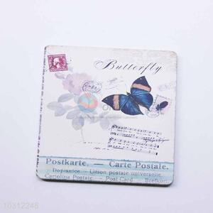 Butterfly Pattern Square Cup Mat/Cup Coaster