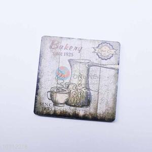 Coffee Pot Pattern Square Cup Mat/Cup Coaster