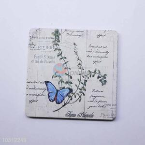 Butterfly Pattern Square Cup Mat/Cup Coaster