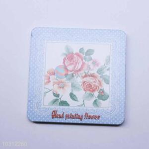 Flower Pattern Square Cup Mat/Cup Coaster