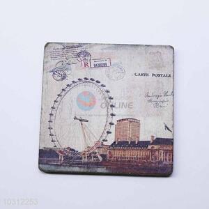 Sky Wheel Pattern Square Cup Mat/Cup Coaster