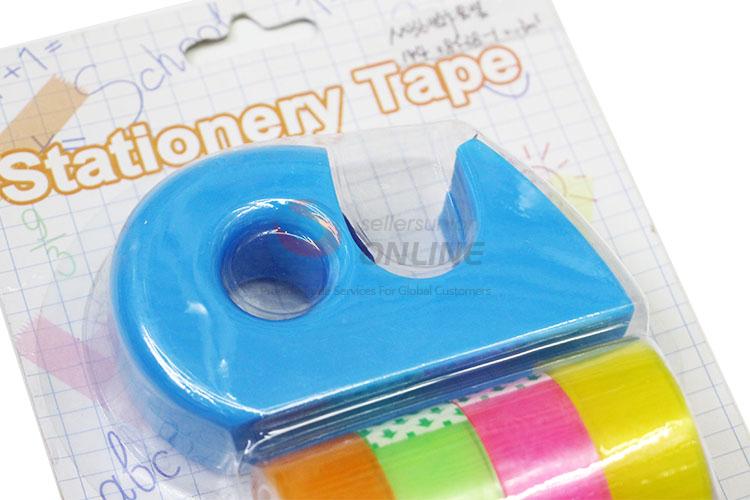 Good Quality Colorful Adhesive Tape with Tape Dispenser for Sale