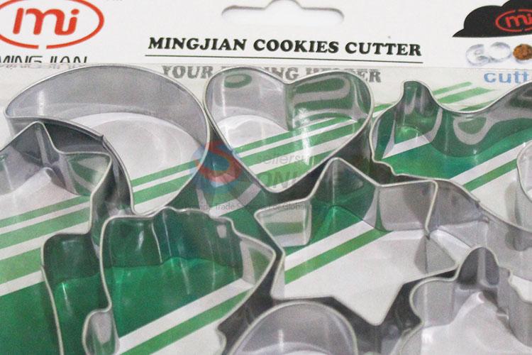 Cheap cute simple 10pcs biscuit moulds