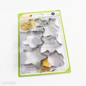 New product top quality cool 6pcs biscuit moulds