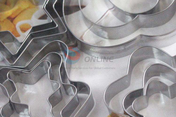 Good quality cheap best 12pcs biscuit moulds