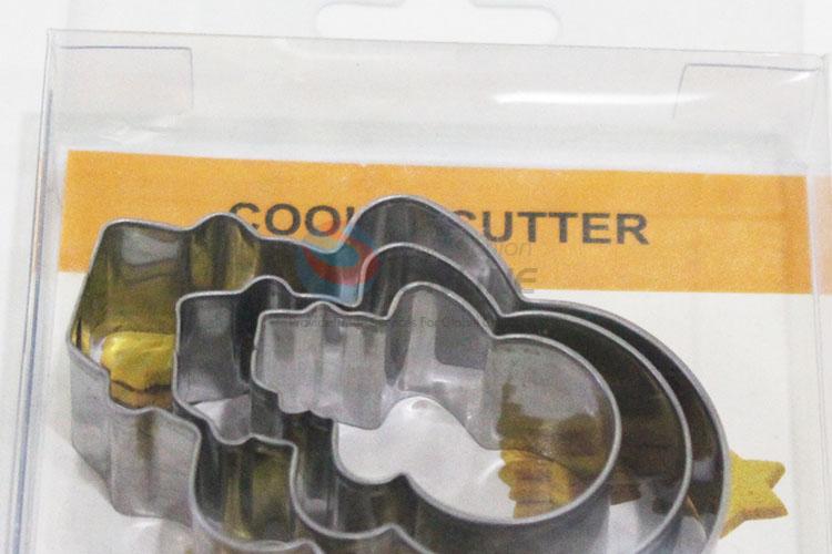 Best fashion low price 3pcs biscuit moulds