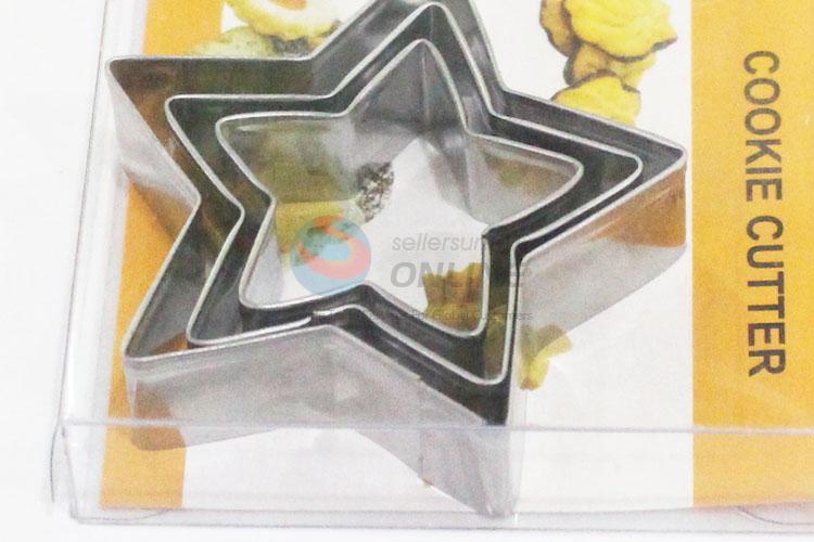 Best low price star shape 3pcs biscuit moulds