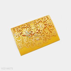 Fashion Style Laser Cut Hollow Wedding Invitation Card